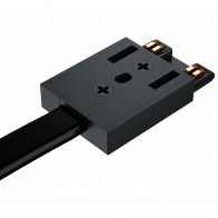 Ввод питания для ультратонкого накладного  магнитного шинопровода iLEDEX TECHNICAL VISION POWER INN 4825-L3000-BK