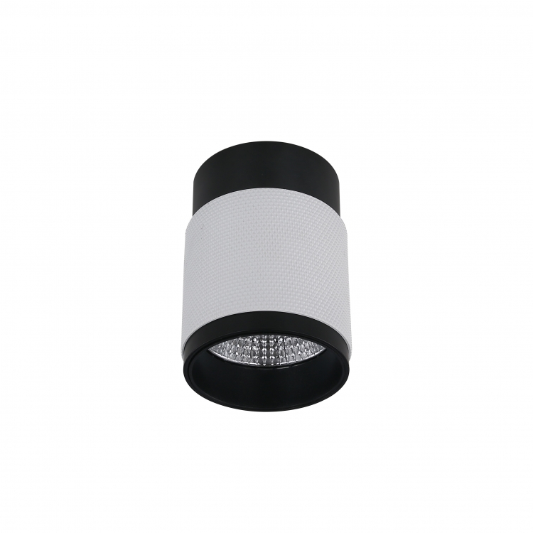 Накладной светильник iLEDEX Delta 1955-10W-3000K-36 BK+WH