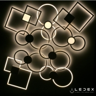 Настенный светильник iLedex Galaxy X046124 24W 3000K BK