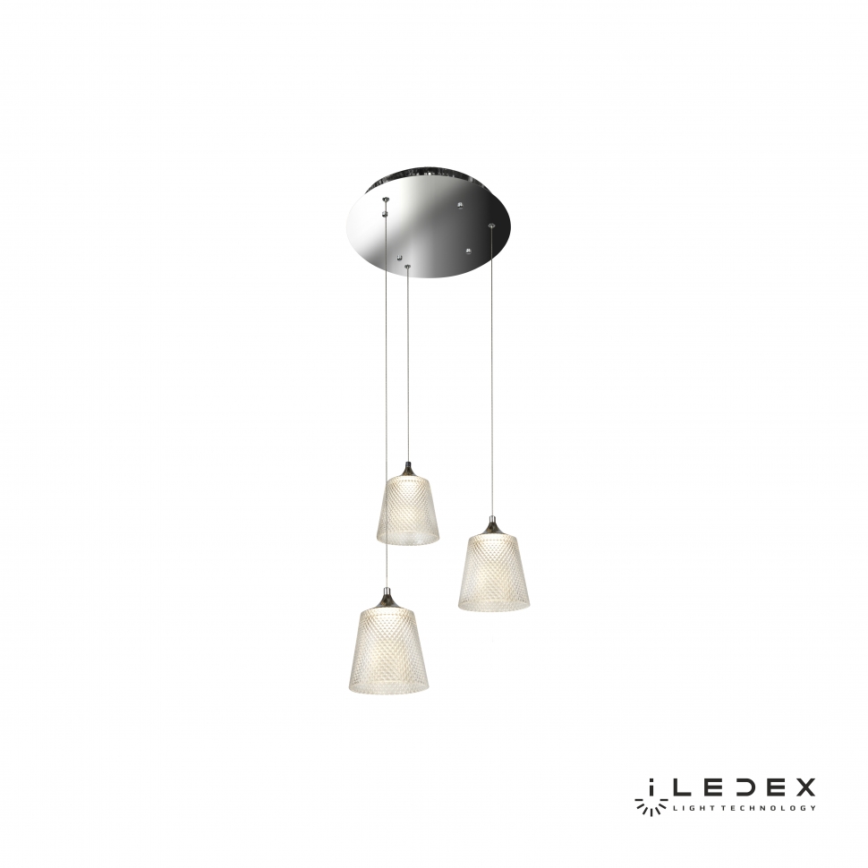 Подвесной светильник iLedex Flora WD8007-3 CR WD8007-3 CR