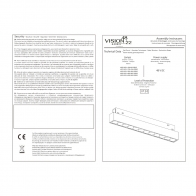 Магнитный трековый светильник iLEDEX TECHNICAL VISION 4822-002-L235-12W-38DG-3000K-BK
