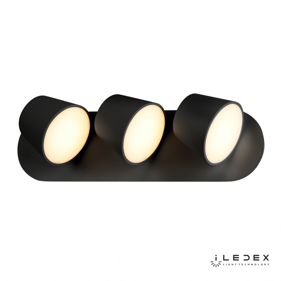 Настенный светильник iLedex Flexin W1118-3AS BK W1118-3AS BK