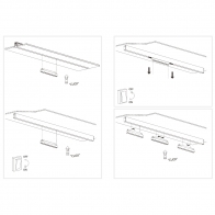 Магнитный трековый светильник iLEDEX TECHNICAL VISION SMART 4822-002-L350-18W-38DG-BK