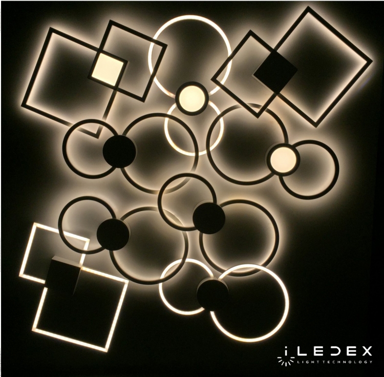 Настенный светильник iLedex Galaxy X046324 24W 3000K BK