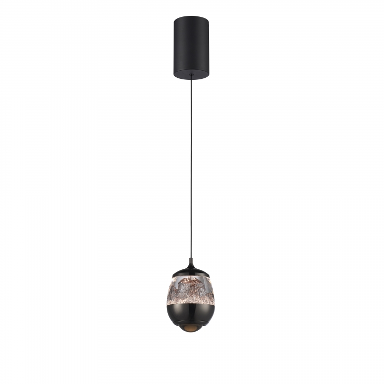 Светильник подвесной iLedex Rocks 8278P-1 PEARL BLACK