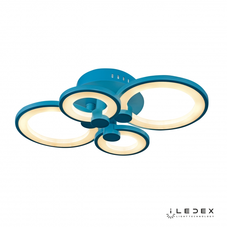 Потолочная люстра iLedex Ring A001/4 BLUE