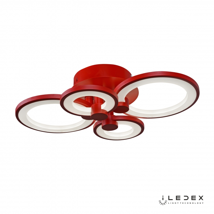 Потолочная люстра iLedex Ring A001/4 RED