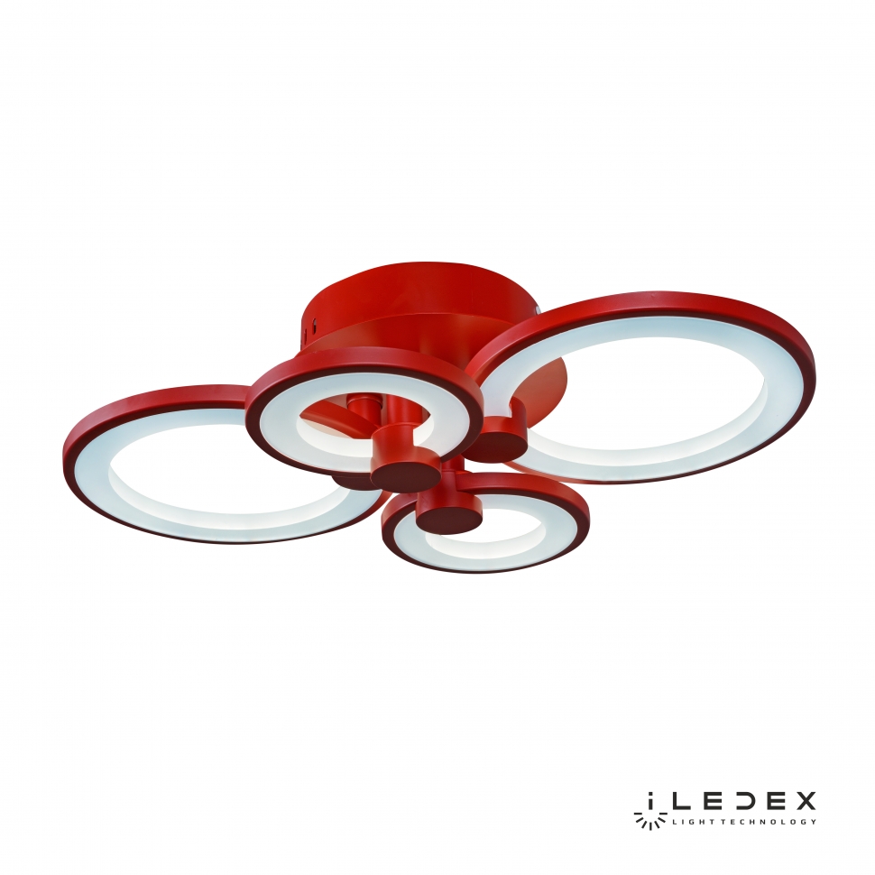 Потолочная люстра iLedex Ring A001/4 RED A001/4 RED
