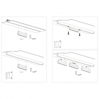 Поворотный магнитный трековый светильник iLEDEX TECHNICAL VISION SMART 4822-003-L236-12W-38DG-WH