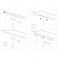 Магнитный трековый светильник iLEDEX TECHNICAL VISION SMART 4822-015-D72-8W-38DG-BK