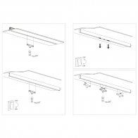 Акцентный магнитный трековый светильник iLEDEX TECHNICAL VISION 4822-017-D23-2W-24DG-3000K-BK