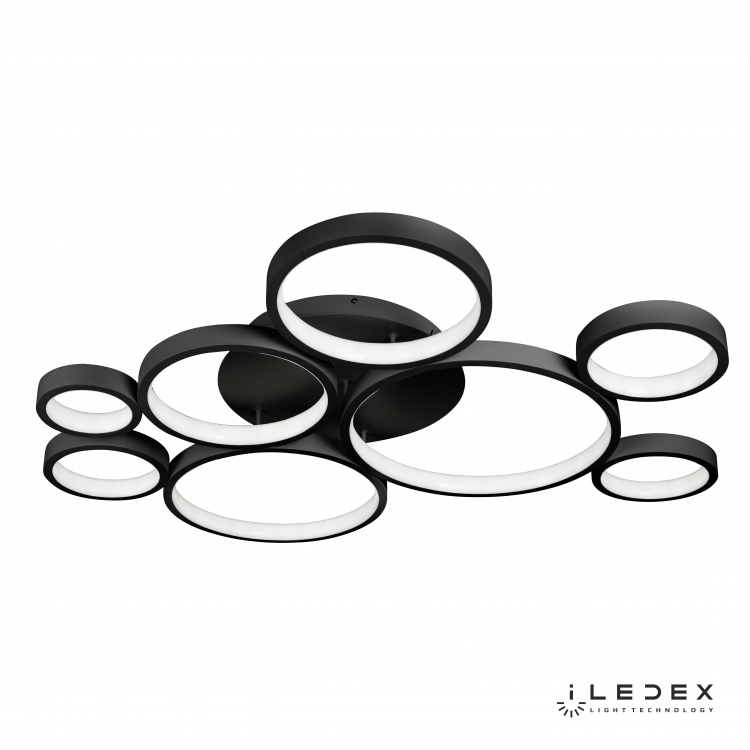 Потолочная люстра iLedex Ring Star 9004-8L-X BK